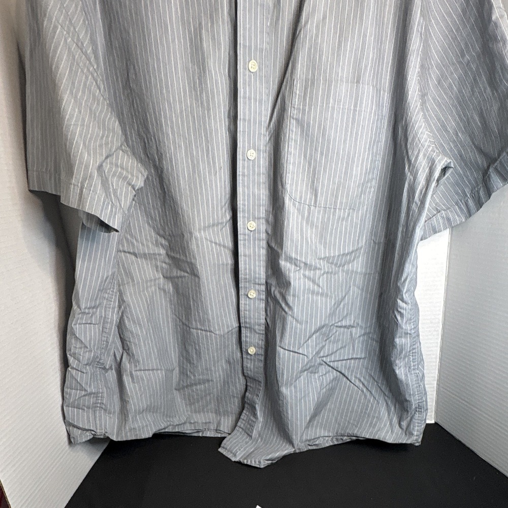 Router And York Men's Short Sleeved Stripe Shirt Size Xl - Picture 2 of 5